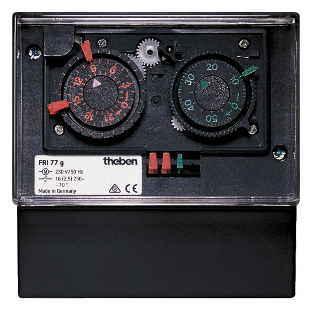 THEBEN Schaltuhr mech 230VAC REG 2kan FRI 77 g Wechs 24h Prog Potfrei.Kont