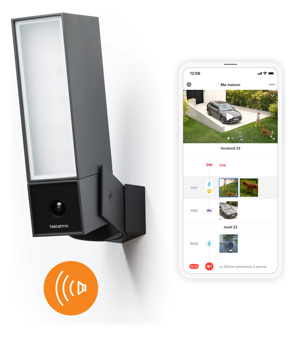 LEGRAND Überwachungskamera Türstat Farbe NETATMO NOC-S-PRO außen sw m.IR-LED