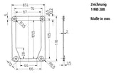 MENNEKES CEE-Gegenrahmen 40744