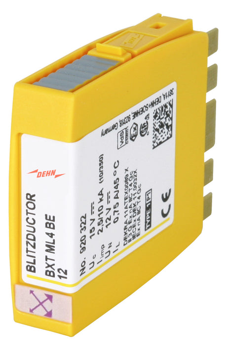 DEHN SE Kombiableiter 12VDC 38Va-a 10kA BXT ML4 BE 12 19Va-e Basiselem
