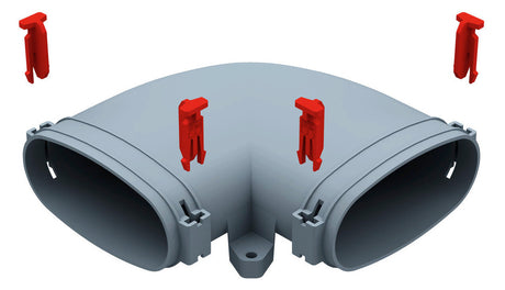 Helios FlexPipe Bogen Horizontal FRS-BH 51 | 03863