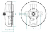 GROTHE Läutewerk 240V/AC 100dB IP66 Kst LTW 168 GR 240V AC gr Schnellschl AP