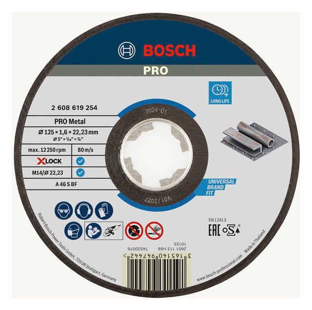 BOSCH-EW Trennscheibe 125x1,6mm f.Metall 2608619254
