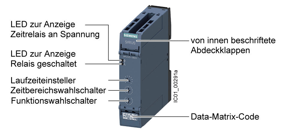 SIEMENS Zeitrelais 12-240V/AC 0.05s-100h 3RP2505-2AW30 ansprVerz rückfVerz