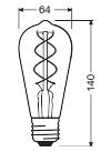 OSRAM LED-Lampe FM E27 4W 2000K go 300lm Vintage 1906 Edison 28 Filament 4W E kl