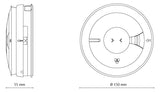 EI ELECTRONICS Kohlenmonoxidmelder 85dB Ei3018 m.Sockel autark vernetzb.Kabel