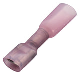 HAUPA Flachsteckhülse Ms rt 0,25-1,5qmm 363510 fl_6,3x0,8mm volliso