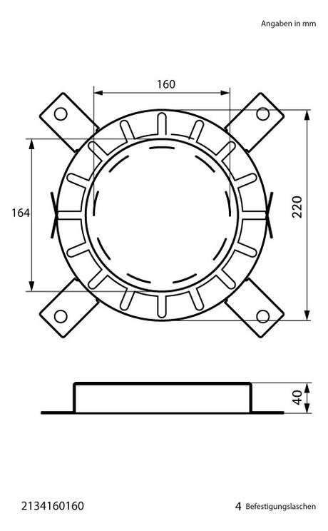 WALRAVEN Brandschutzmanschette Pacifyre AWM II für br. Rohr / ged. MSV 160mm