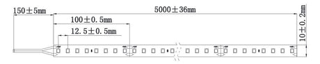 BARTHELME LED-Lichtband 14,4W/m ws 3000K 51541333 80Stk/m IP00 DC 24V