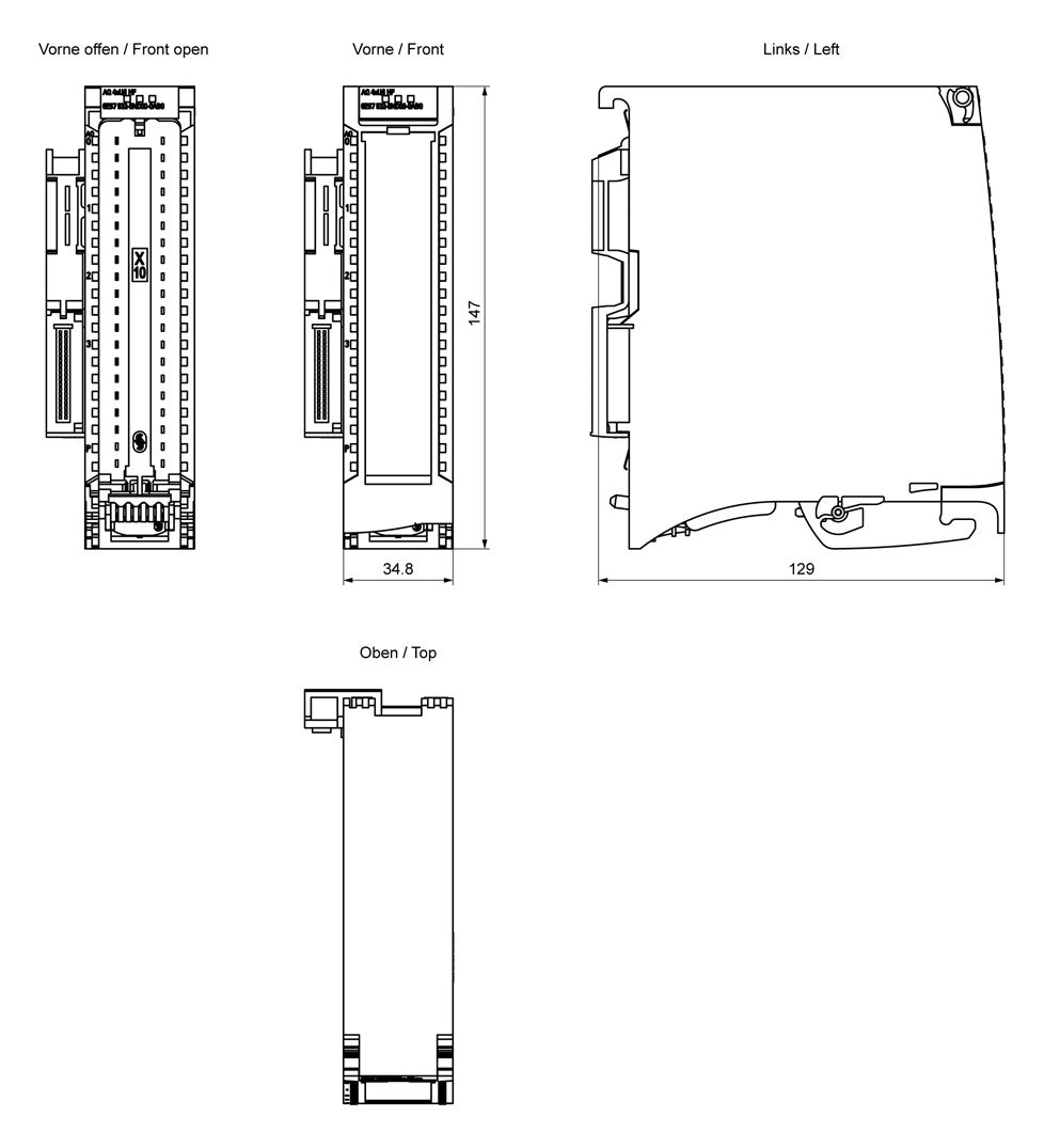 SIEMENS SPS-Analoges E/A-Modul 4Ausg 6ES7532-5ND00-0AB0 Ausg.Spg Ausg.Strom