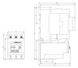SIEMENS Überlastrelais therm 45-63A 3RU2146-4JD0 Direktanb 1S/Hilf 1Ö/Hilf