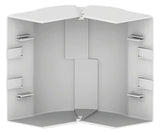 GGK Außeneck GEB-K 60x130mm HFT 80-100° BR 60x130/80-AEV Kst aws RAL9010 unbeh