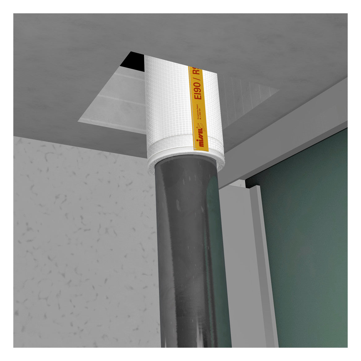 Missel Brandschutz-Dämm-Manschette MSA4-R90 DN 125 LX BL: 2 x 700mm | 252-6125