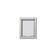 SIEDLE Rahmen-Türstation 1f UP si alu KR 611-1/1-0 SM 131x163x15mm