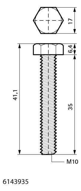Walraven Sechskantschraube DIN 933 ev M10x35 SW17 | 6143935