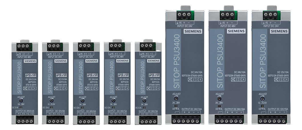 SIEMENS Gleichstromversorgung 12V 96W 8A 6EP3123-0TA00-0AY0 Kurzschl.fest IP20