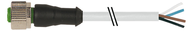 MURR Sensor-Aktorkabel 4p 5m M12 Female 7000-12221-2340500 ger fr.Ende PUR hfr