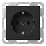 GIRA Steckdose 1f sw mt UP m.BS IP20 System 55 4383005