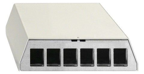 RUTENBECK Patchpanel AP 6Ports Cat6 PP-UM A-6 Ap rw Schirm RAL9010
