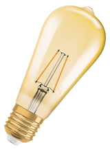 OSRAM LED-Lampe FM E27 2,5W 2400K go G Vintage 1906 Edison 22 Filament 2.5 220l