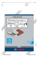 BOSCH-EW Diamant-Bohrkrone  82x60mm M16 2608599048 Innengew