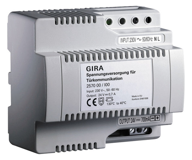 GIRA Lade-Netzteil Video 24V DC Bus IP20 257000