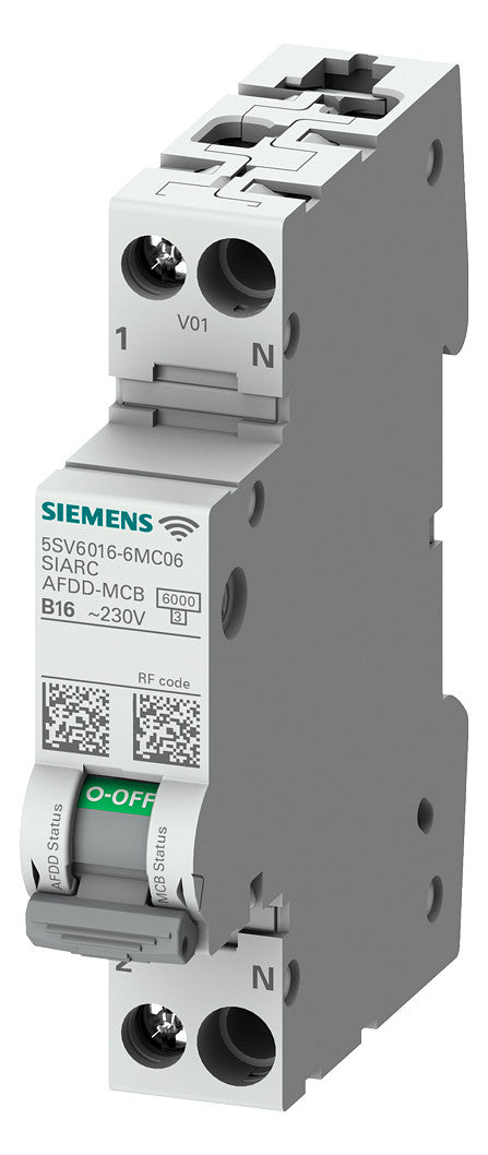 SIEMENS Brandschutzschalter B 2p 10A 1TE 5SV6016-6MC10 230V IP20