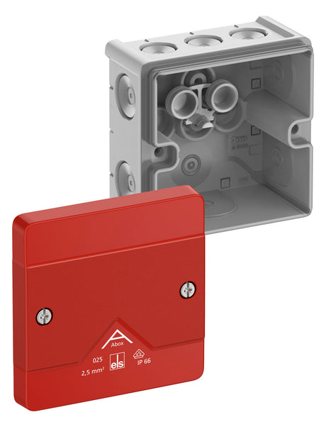 SPELSBERG Abzweigkasten 87x87mm Kst rt Abox 025-L/SB IP66 IK07 hfr