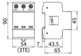 DEHN SE Überspannungsableiter 1000VDC DG YPV SCI 1000 DCNetzform- 4kV 3TE