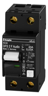 DOEPKE FI-Schutzschalter F 2p 230V 40A DFS2 040-2/0,03-F Audio 0,03A 2TE REG