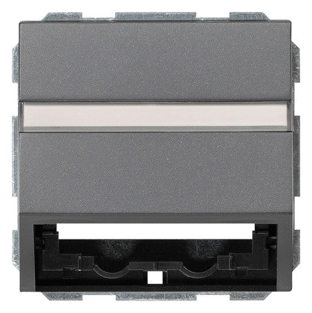 GIRA Zentralplatte Datenanschl 1f anth System 55 087028 Schraubbef