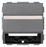 GIRA Zentralplatte Datenanschl 1f anth System 55 087028 Schraubbef