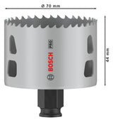BOSCH-EW Lochsäge  70mm T44mm Sechskant LOCHSÄGE f.Gips Holz