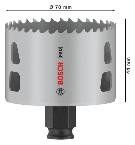 BOSCH-EW Lochsäge  70mm T44mm Sechskant LOCHSÄGE f.Gips Holz