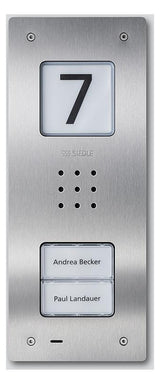 SIEDLE Türlautsprecher UP edst 2RT Bus CAU 850-2-0 E m.Infoschild m.Abd