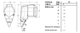 MENNEKES CEE-Kupplung 3p 16A IP44 6h Kst 1438 230V/bl Schraubkl rechtw