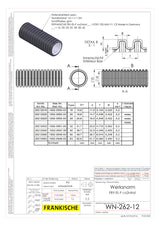 FRÄNKISCHE Wellrohr  63mm Polyolefine sw FBY-EL-F co2ntrol 63 320N -15-90°C
