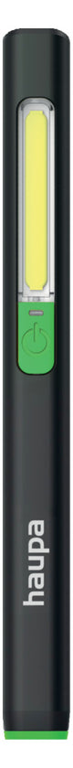 HAUPA LED-Pen-Leuchte Akku_eingeb sw Alu 130388 aufladb