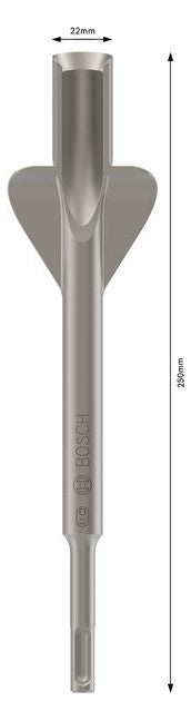 BOSCH-EW Maschinenmeißel Flügelmeißel 2608690007 SDSplus 22x250mm