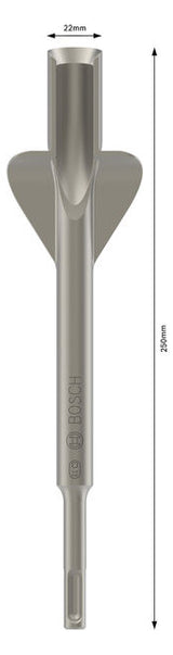 BOSCH-EW Maschinenmeißel Flügelmeißel 2608690007 SDSplus 22x250mm