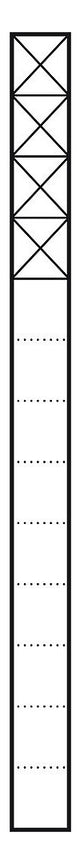 SIEDLE Kommunikations-Säule alu freisteh KSF 613-4 AG anthgr 4mod 211x1344x203mm