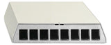 RUTENBECK Patchpanel AP 8Ports Cat6 PP-UM A-8 Ap rw Schirm RAL9010