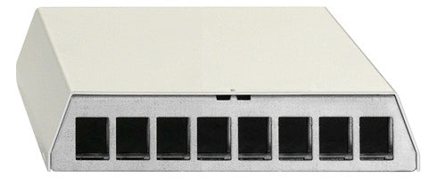 RUTENBECK Patchpanel AP 8Ports Cat6 PP-UM A-8 Ap rw Schirm RAL9010