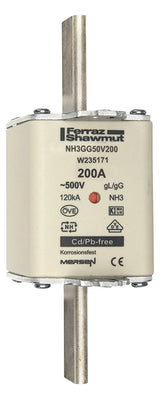 MERSEN NH-Sicherungseinsatz 200A NH3 gG NH3GG50V200 500VAC Kombik