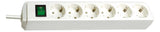 BRENNENSTUHL Steckdosenleiste 6f ws Eco-Line Ein/Aus 3m 45° 1159520400