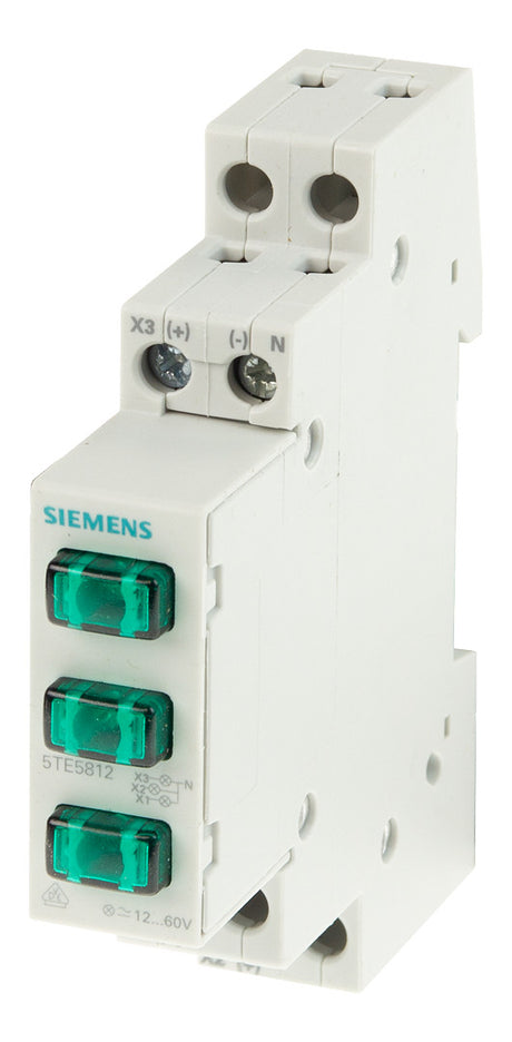 SIEMENS Taster REG 230VAC gn Signlamp 5TE5802 LED 1TE