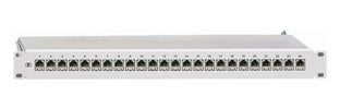 RUTENBECK Patchpanel 24Ports 1HE 24Ports PP-Cat.6A iso-24/1 Cat6A Schirm RAL7035
