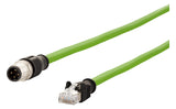 METZ CONNECT Patchkabel Cat5E S/FTP IP20 142M4D15050 5m gn M12 RJ45 1:1 22qmm