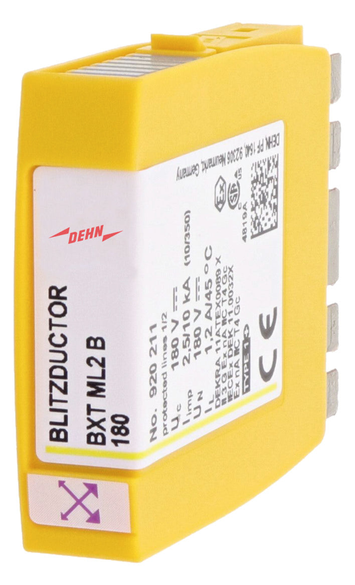 DEHN SE Kombiableiter 180VDC 650Va-a BXT ML2 B 180 550Va-e Basiselem 10kA