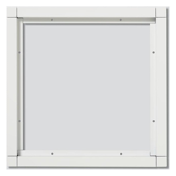 SIEDLE Rahmen-Türstation 4f UP ws alu KR 611-2/2-0 W 231x231x15mm